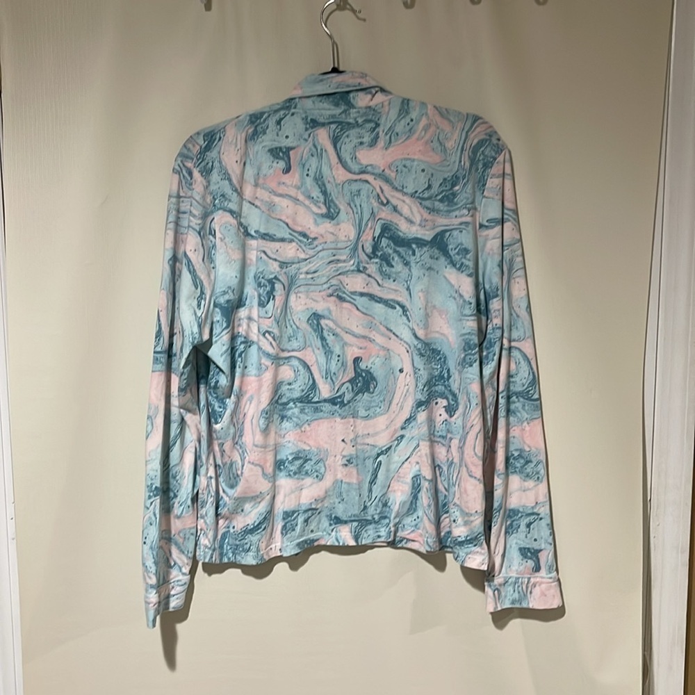 PJ. Salvage Women’s Button Up Long Sleeve Pajamas Top Size XL - Picture 10 of 11